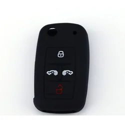 CAR 888 ACCESSORIES Silikonska navlaka za ključeve Volkswagen crna