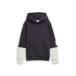 TOM TAILOR Majica temno siva / off-bela