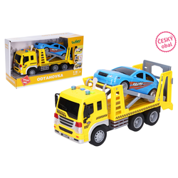 Traktor z avtom in efekti 26x10x14 cm - CZ embalaža