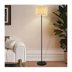 Brilagi - Podna lampa NORDIC WAVE 1xE27/15W/230V lan/crna