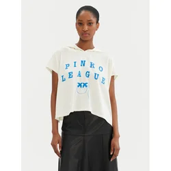 PINKO Bluza Belinda 104875 A2HL Écru Regular Fit
