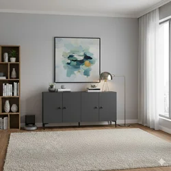 Hanah Home Komoda, 150x75x32cm, Antracit