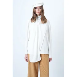 Trend Alaçati Stili Bluza bela