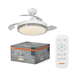 Osram - LED prigušiva svetiljka sa ventilatorom LEVECHE LED/36W/230V 3000/4000/6500K + daljinski upravljač