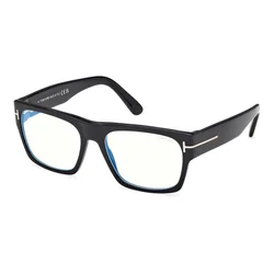 Tom Ford Okvir za naočare Blue block 0FT6035-B 155, Crni