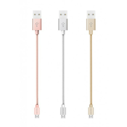 Kabal USB micro jellico GS-03 0.3M 3.1A silver ( 010-0388 )