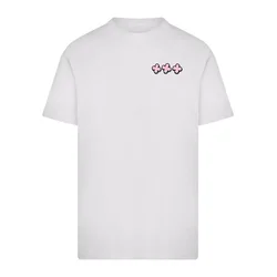 Mister Tee Majica All Or Nothin Chain roza/črna/bela