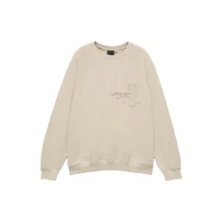 Pull&Bear Majica kremna/črna