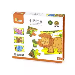 Drvene puzzle 48 kom - džungla