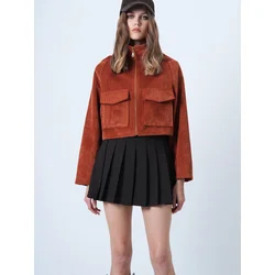 Trend Alacati Stili Ženska jakna Alc-X14604, Crvena