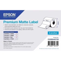 Printer Labels Epson C33S045726 White (1 Unit)