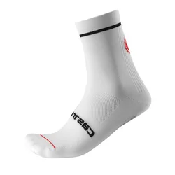 Castelli Nogavice Entrata 9 - Bela, XXL