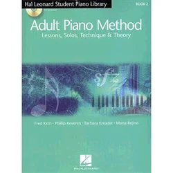 HAL LEONARD ADULT piano METHOD 2 NOTE + CD