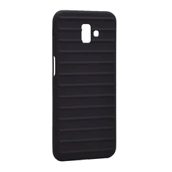 Maska Ribbed za Samsung J6 Plus/ J610F (2018) EU, Crna
