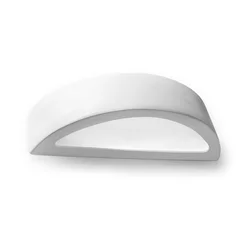 Sollux SL.0001 - Zidno svetlo ATENA 1xE27/60W/230V 40,5 cm bela