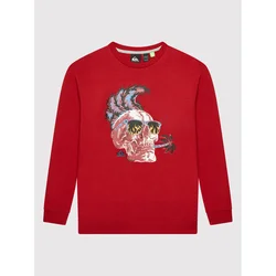 Quiksilver Jopa Smoke EQBFT03791 Rdeča Regular Fit
