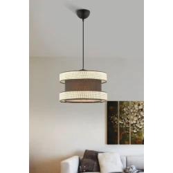 Opviq Luster Halo, 40x40cm, Antracit-beli