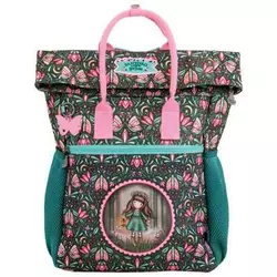 SANTORO Ranac đački Roll top 1zip 1džep Woodland Wildflower Gorjuss 1329GJ04