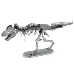 Kovinska Zemlja 3D sestavljanka: Skelet T-Rexa