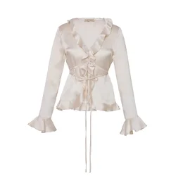 Anse Victorin Bluza Lily kremna