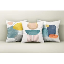 Aberto Design Set dekorativnih jastučnica Asr_plw25-44, 43x43 cm, 3 komada, Šarena