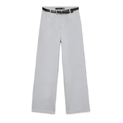 VERO MODA Hlače  modra / bela