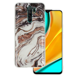 Silikonska sjajna futrola Marble za Xiaomi Redmi 9 - Višebojna 1 KP17795