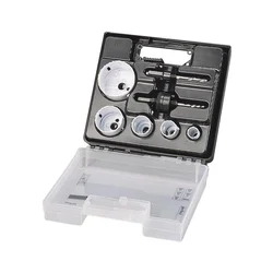 WOLFCRAFT Set bimetalnih kruna 3498000 srebrni