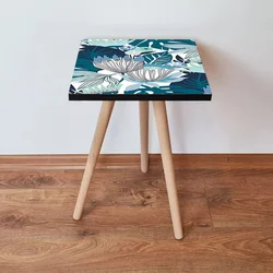 Hanah Home Klub sto Shp210, 35x42x35 cm, Tirkizni