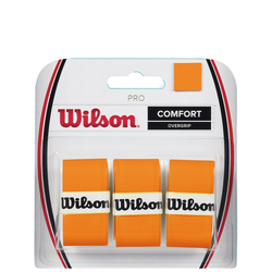 Wilson Grip Pro Overgrip 3 pack - Oranžni 