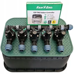 Komplet s 5 postajami Rain Bird: Zbiralnik s čepom, TM2, PE 25