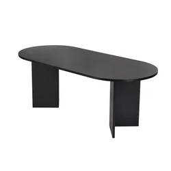 HANAH HOME Trpezarijski sto Sabella Wood Black OUTLET