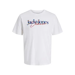Jack & Jones Junior Majica JJTOM modra/rdeča/bela