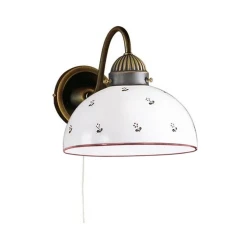Kolarz 731.61.69 - Zidna lampa NONNA 1xE27/75W/230V crvena