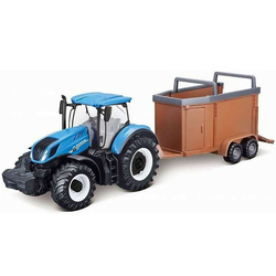 Bburago 1:50 Kmetijski traktor New Holland s konjsko oblogo