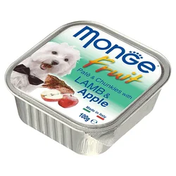 Monge Pašteta za pse sa komadićima mesa i voća Fruit Pate, 100 g - pačetina i pomorandža