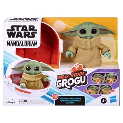 Northix Star Wars Interaktivni plišasti Wild Ridin Grogu 12 cm