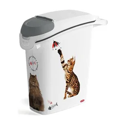 CURVER PET Kutija za hranu za mačke (10kg) 23l bela