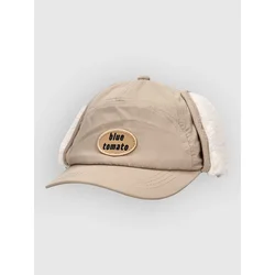 Blue Tomato Fleece Earflip Cap beige and white