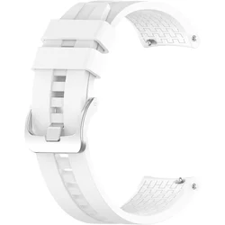 GS Univerzalni silikonski pašček 22 mm, bel