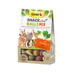 Gimbi SNACK PLUS BALLS MIX poslastica za glodare 50g