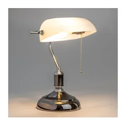 Brilagi - Stona lampa BANK OFFICE 1xE27/60W/230V crna/srebrna/bela