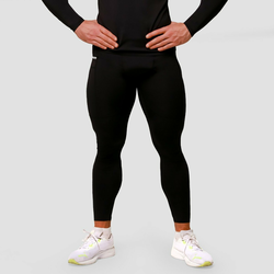 GymBeam Kompresivne helanke Mid Black