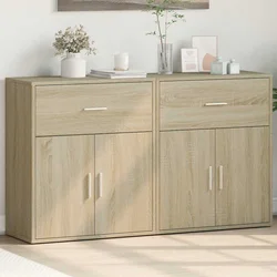 Komoda 2 kom sonoma hrast 60 x 31 x 70 cm od konstruiranog drva