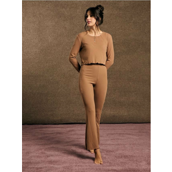 Sinsay - Dvodelna pidžama - zlatno braon