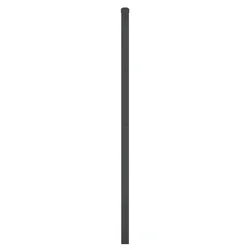 Vidaxl Kovinsko nadomestno vzglavje črno 90 cm