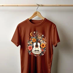 Camiseta Majica sa štampanim printom Cam 402, Unisex, Terakota