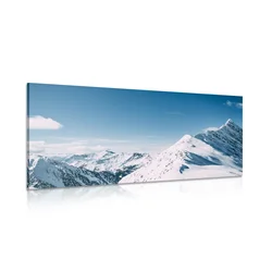 Slika zasnežena gorovja - 120x60