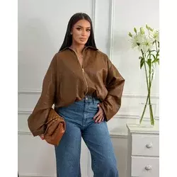 Squareonline Ženska jakna Cocoa Chic, Smeđa