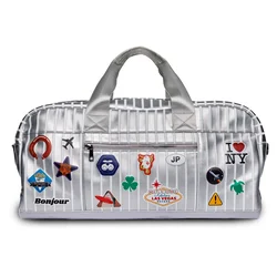 Potovalna torba Caroline Weekend Bag Jetsetter Silver Jeune Premier ergonomsko luksuzno oblikovanje 50*25 cm